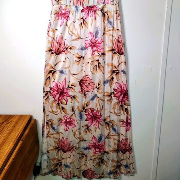 Lascana Maxi Sundress Floral women's sleeveles,pullover, Relaxed beach,sz 12. - Picture 6 of 16